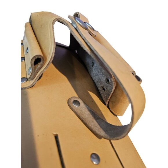 BEHA Gas Lamp Tester Leather Pouch Tan Vintage Collectible Preowned See Descript - Picture 8 of 10